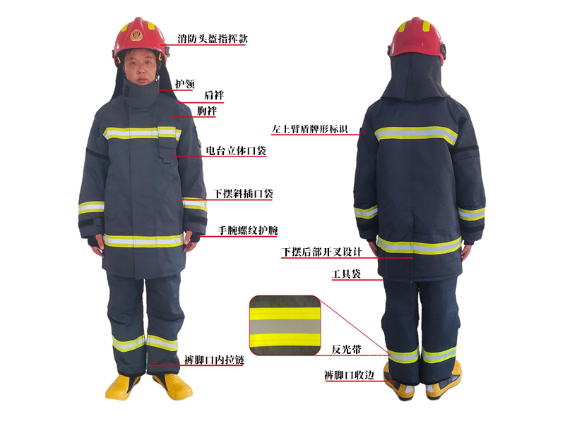 17式消防員滅火指揮服
